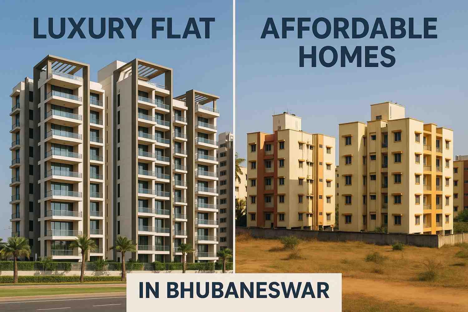 Luxury flats vs Affordable Homes